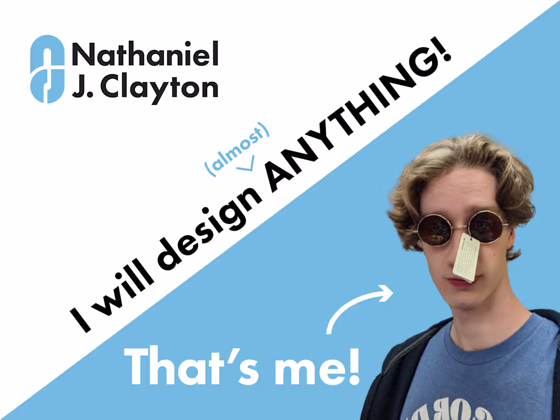 Cover image for I will design literally anything your lil heart can dream up!