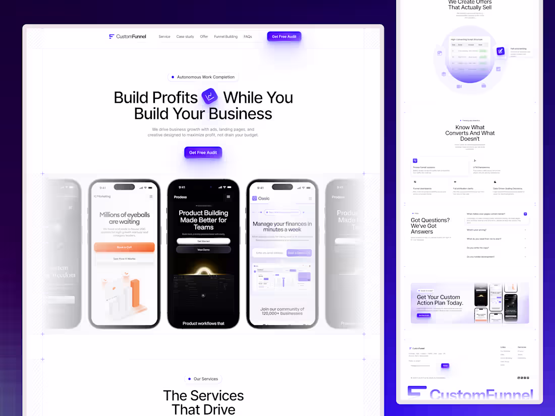 Cover image for Custom Funnel Website Redesign
