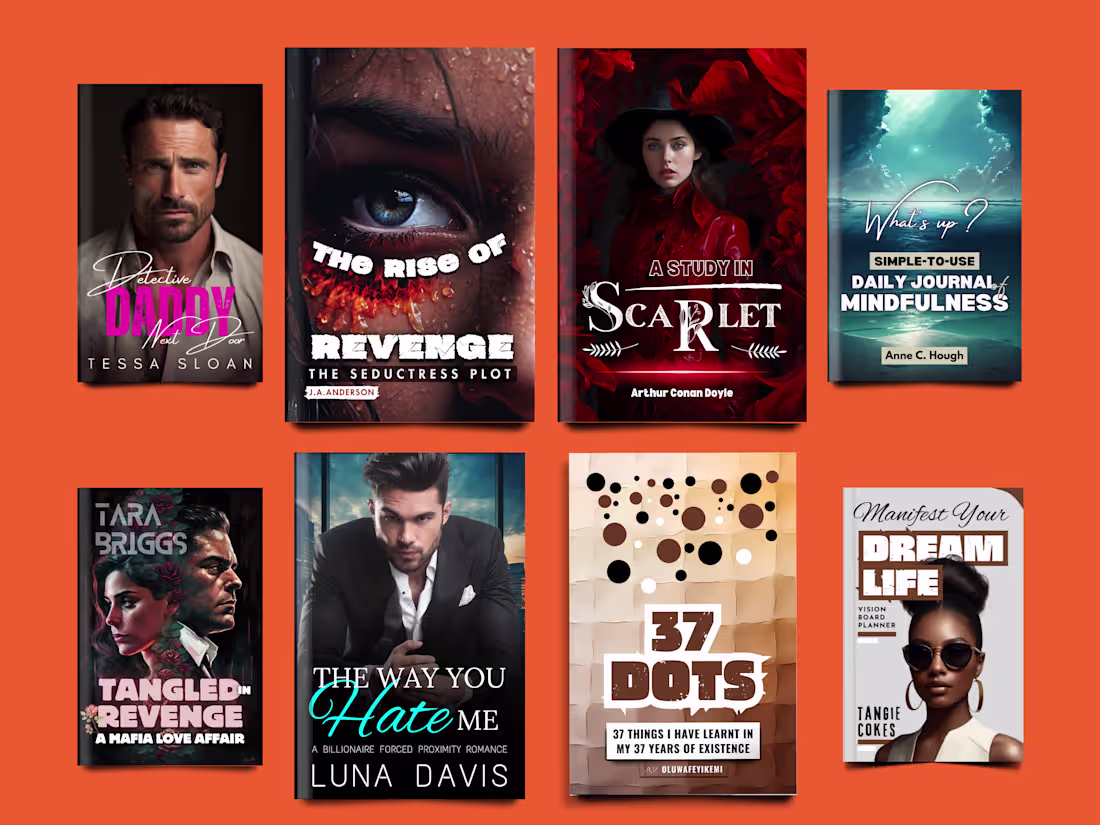 Cover image for 📚 Stunning Front & Back Cover Designs to Make Your Book Shine!✨