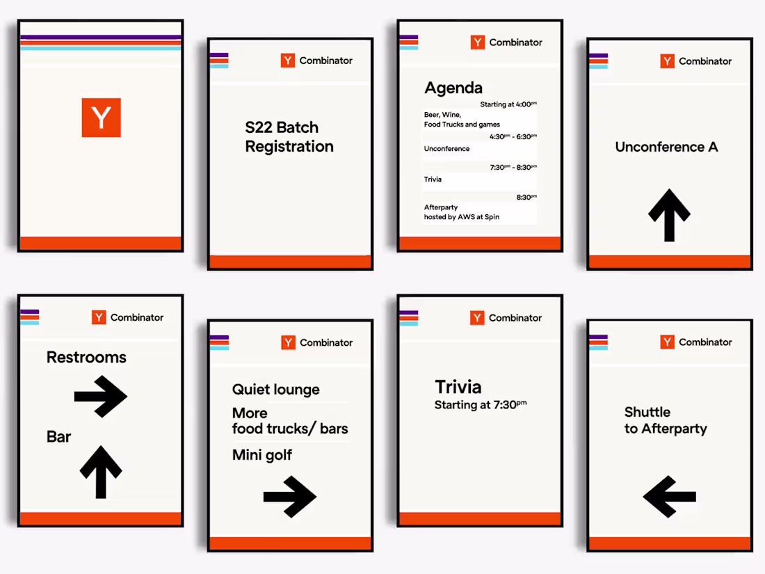 Cover image for Wayfinding for Y Combinator events