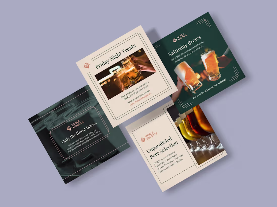 Cover image for Noble Heights Social Media Templates