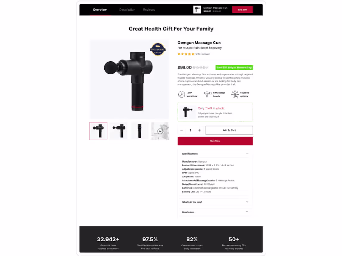 Cover image for One Product store