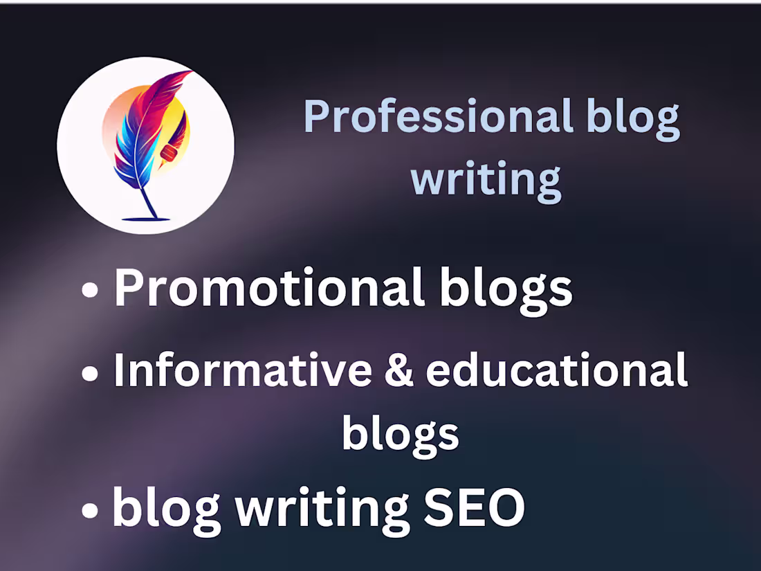 Cover image for Expert Blog Writing: 24-Hour Delivery with SEO and Images