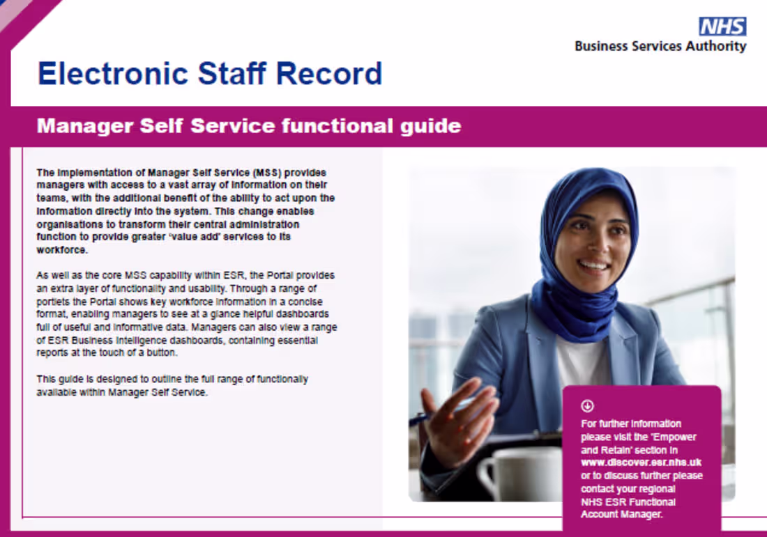Cover image for NHS Workforce Systems Support and