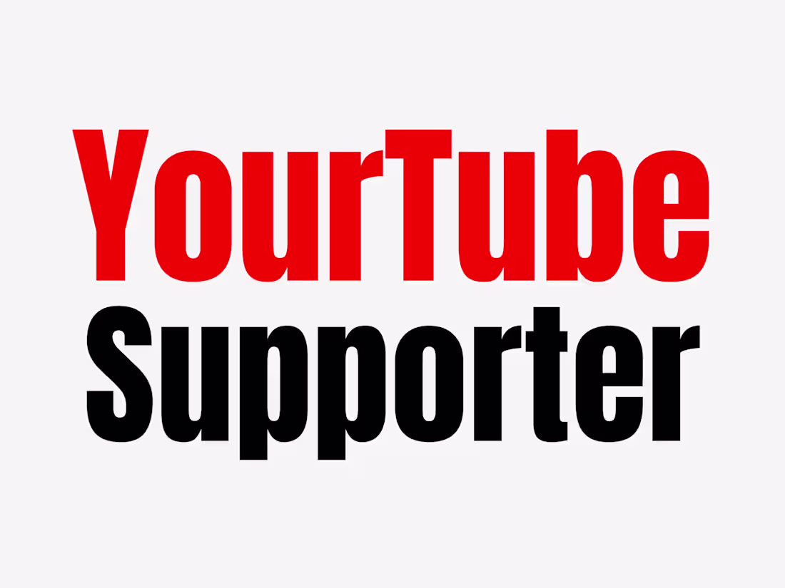 Cover image for Logo design for YourTube Supporter Channel.