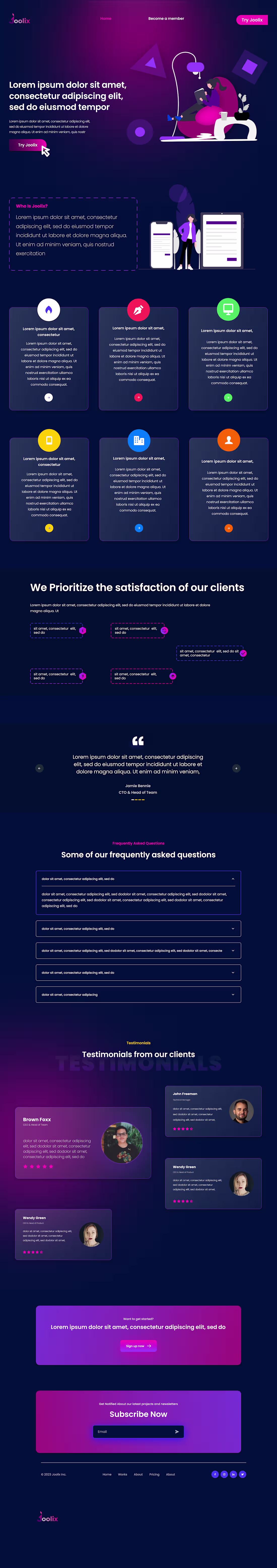 Cover image for SAAS LANDING PAGE :: Behance