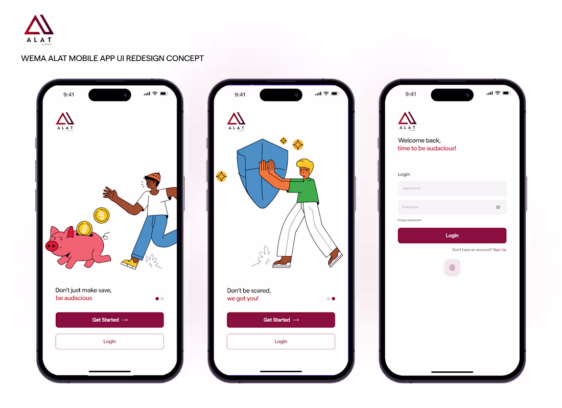 Cover image for Mobile Banking App Redesign on Behance