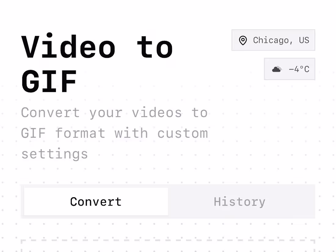 Cover image for Video to GIF Converter