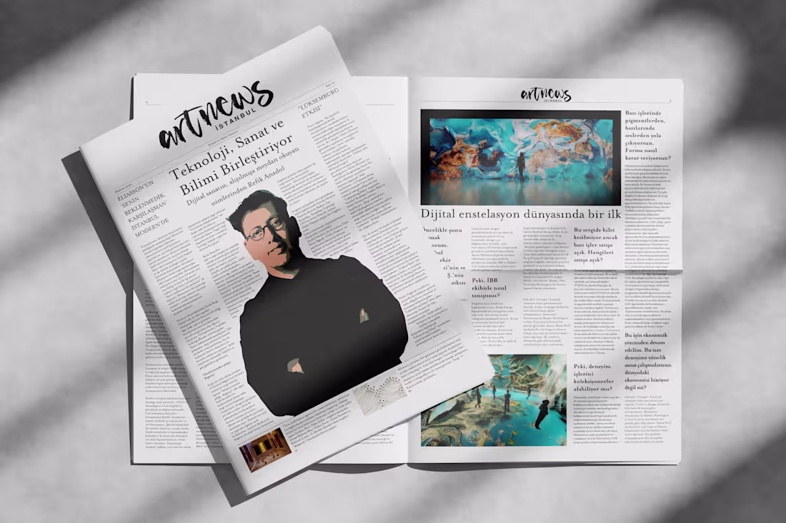 Cover image for ArtNews Istanbul Newspaper Design