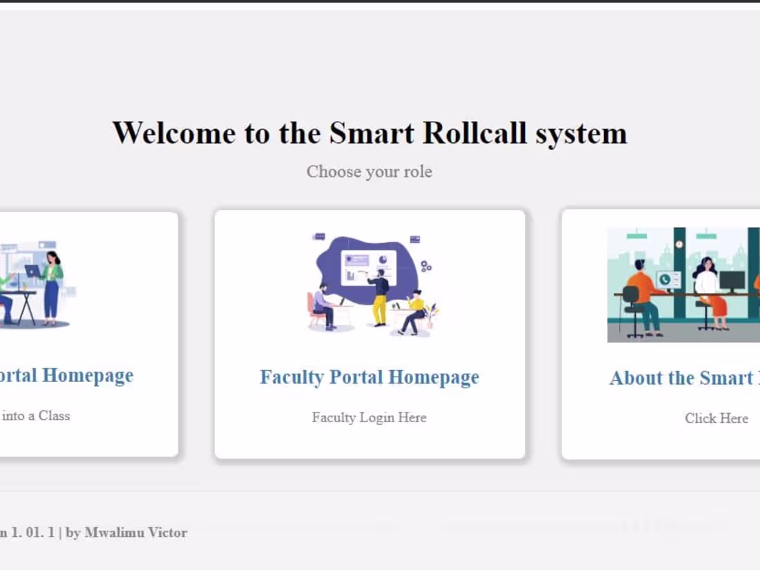 Cover image for The Smart Rollcall System