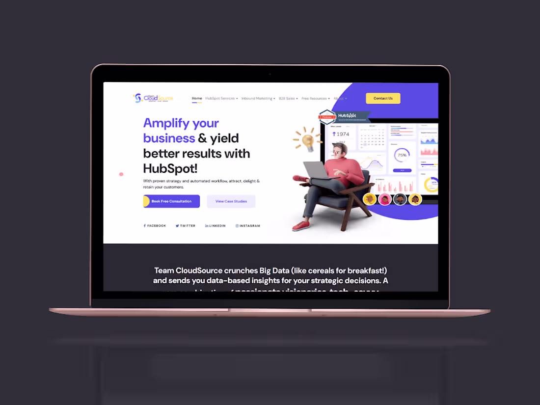 Cover image for Website redesign for Team Cloudsource