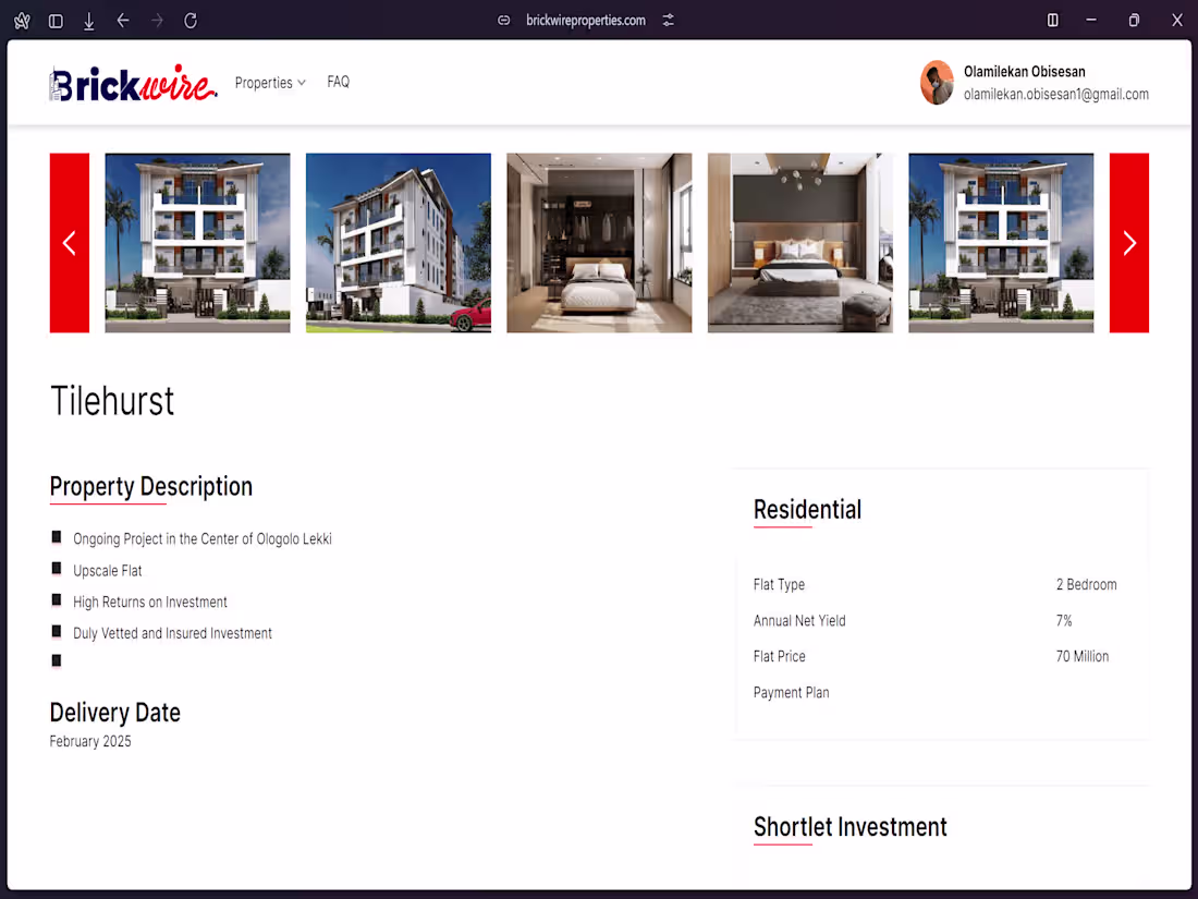 Cover image for BrickWire - Full-Stack Real Estate Management Solution
