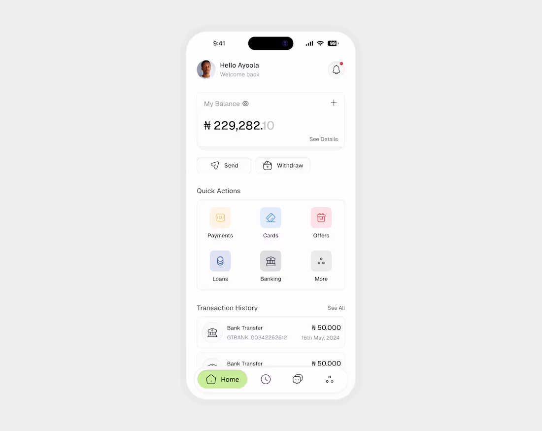 Cover image for Finance - Mobile App