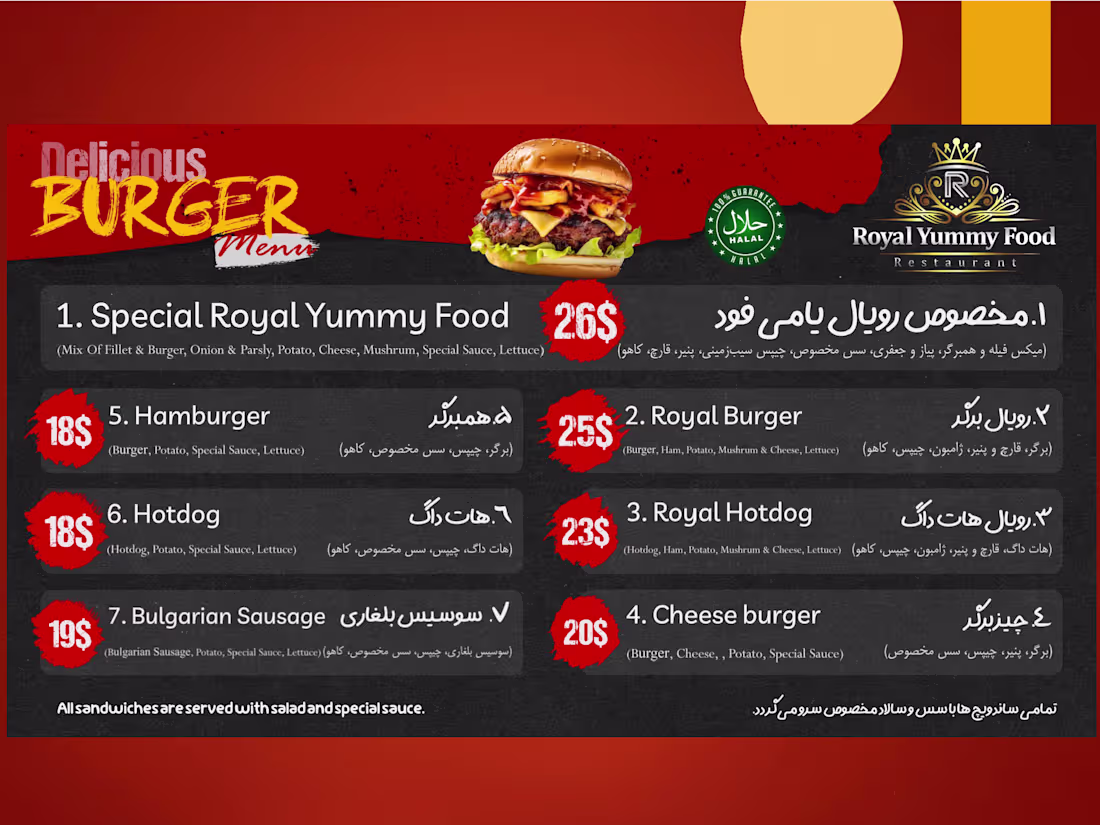 Cover image for  Deliciously Designed Menus for Restaurants