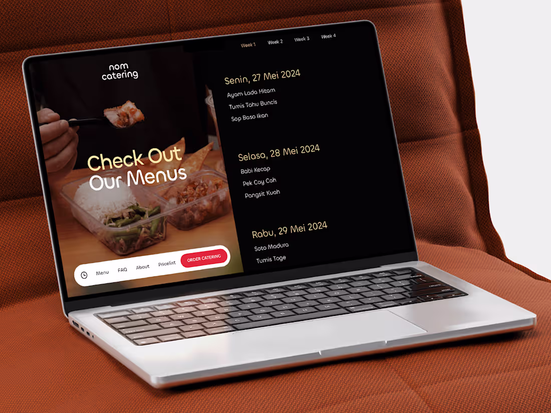 Cover image for Nom Catering is a catering company dedicated to making your ...