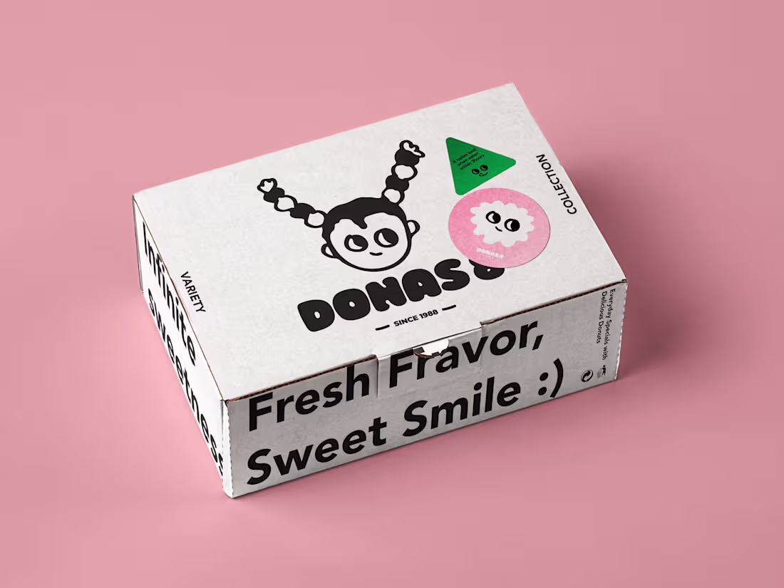 Cover image for DONAS8 - Branding+Packaging Design