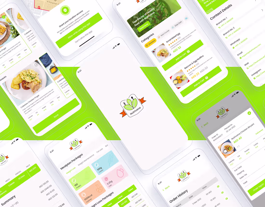 Cover image for Healthy Restaurant Mobile Application Design