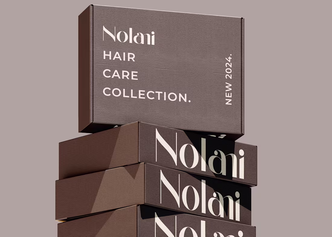 Cover image for Nolani Haircare: Luxury Branding & Packaging Design :: Behance