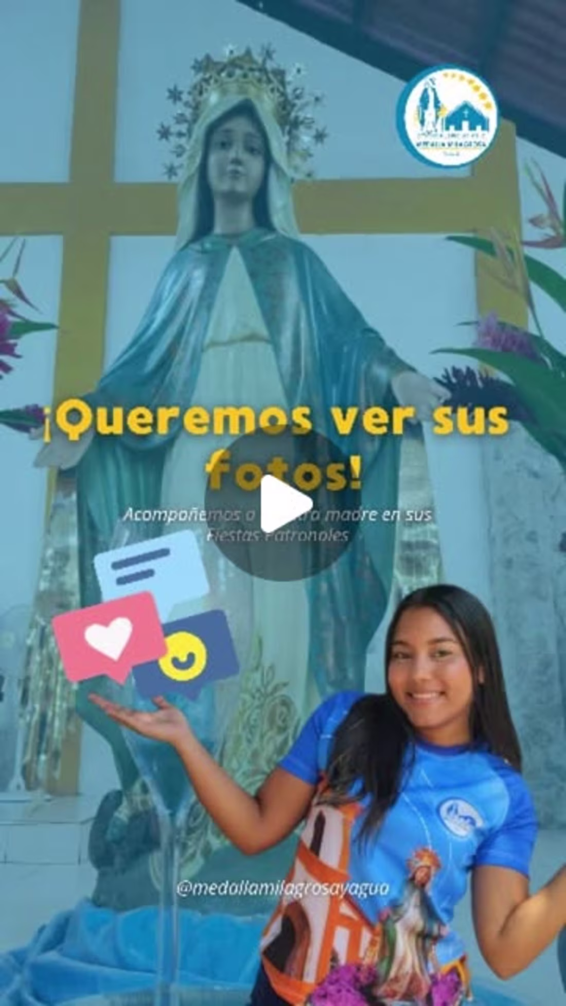 Cover image for Parroquia Medalla Milagrosa Yagua on Instagram: “QUEREMOS VER S…