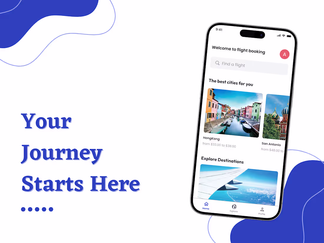 Cover image for SkyScout Flight Exploration and Booking App Development