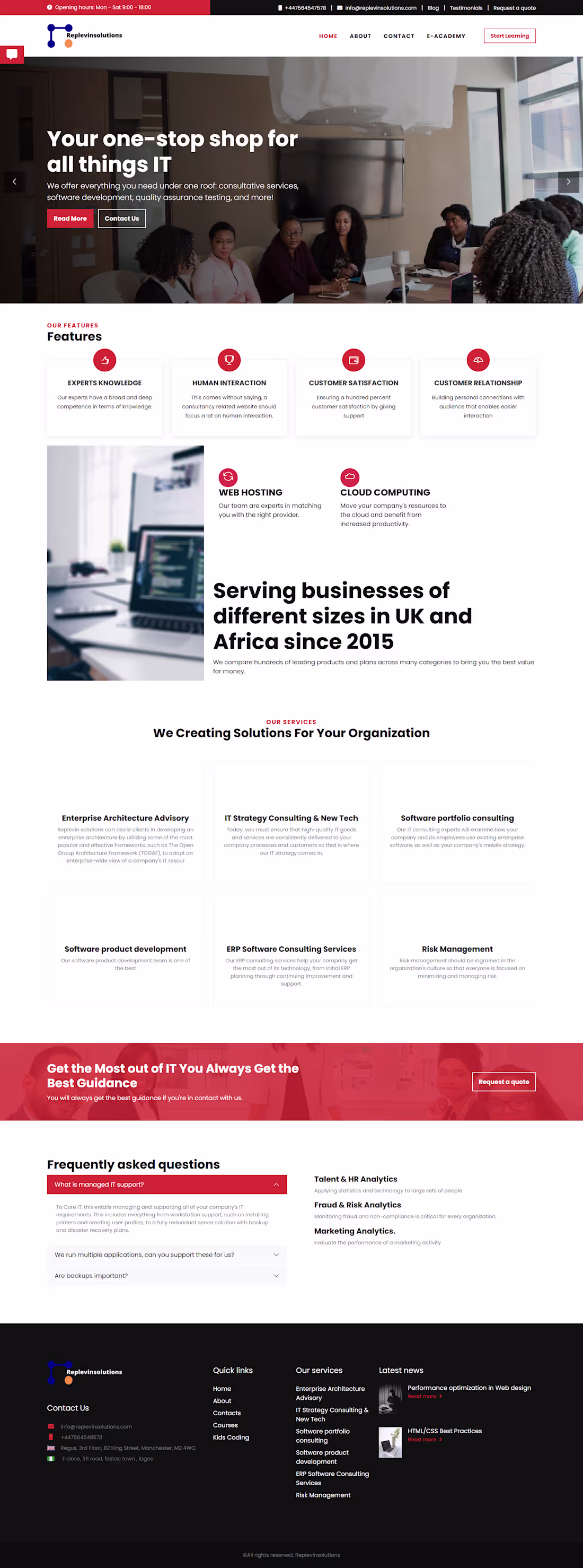 Cover image for Replevin Solutions Website Project