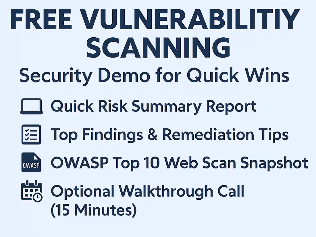 Cover image for FREE - Automated Vulnerability Scan - Low-hanging fruit