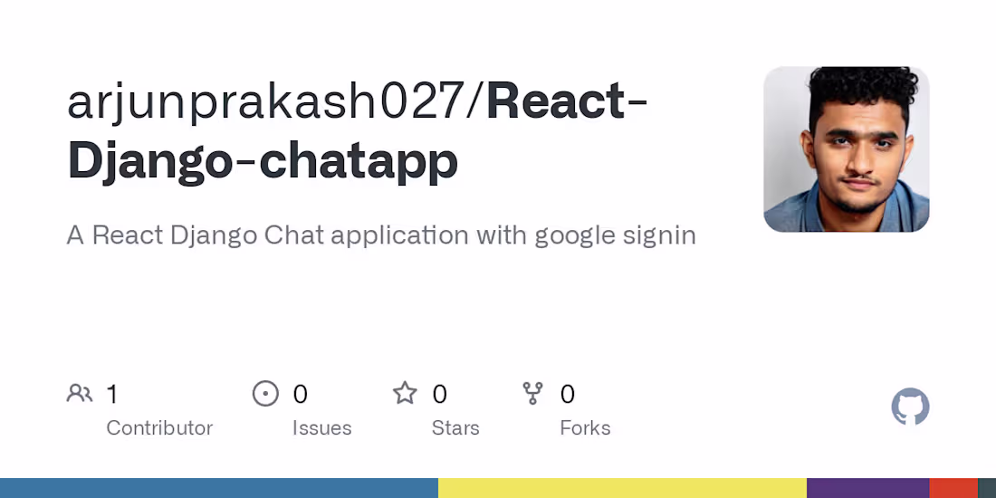 Cover image for React-Django-chatapp