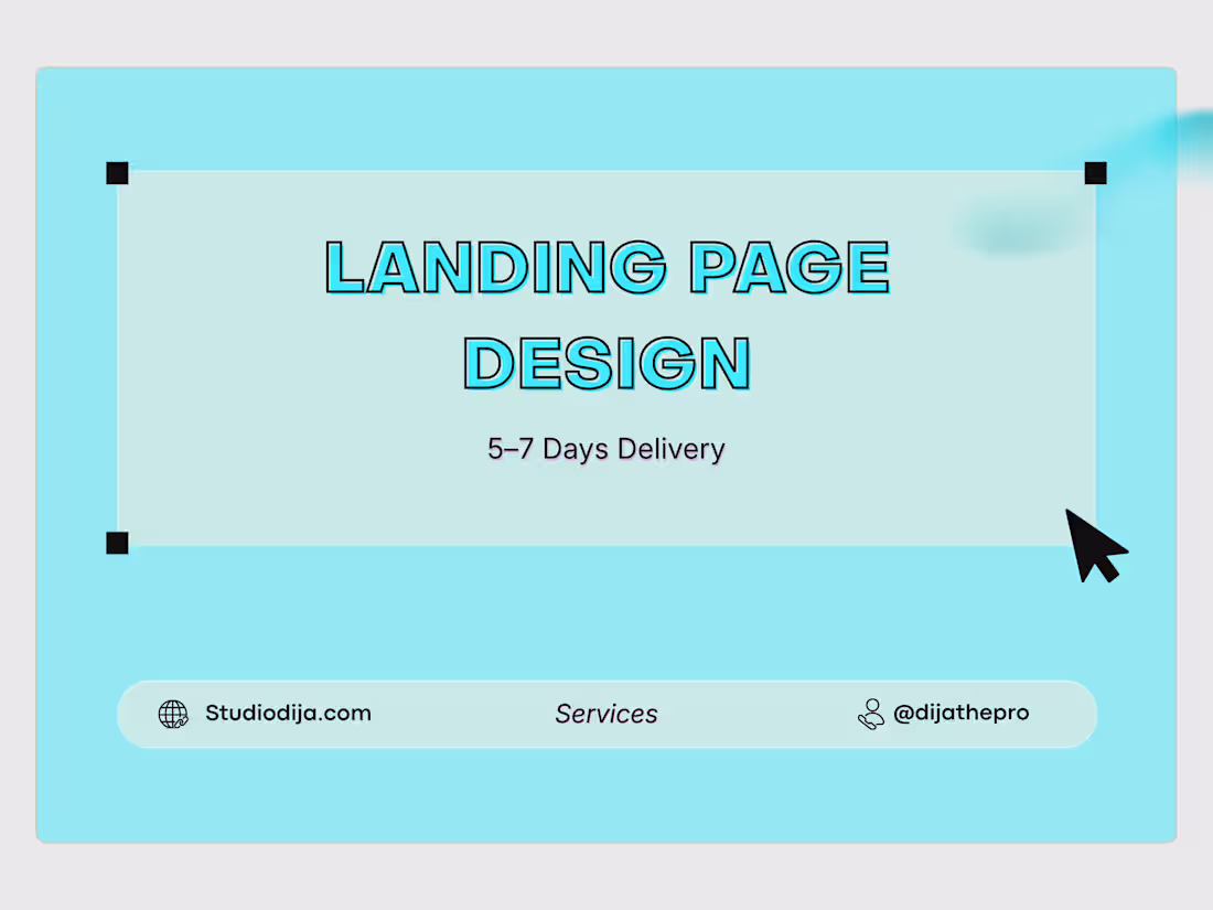 Cover image for Landing Page Design