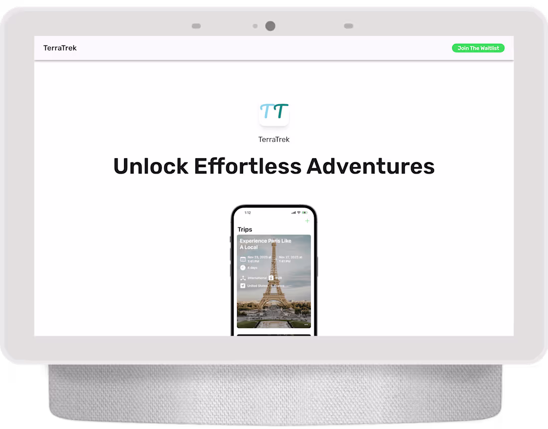 Cover image for TerraTrek Website