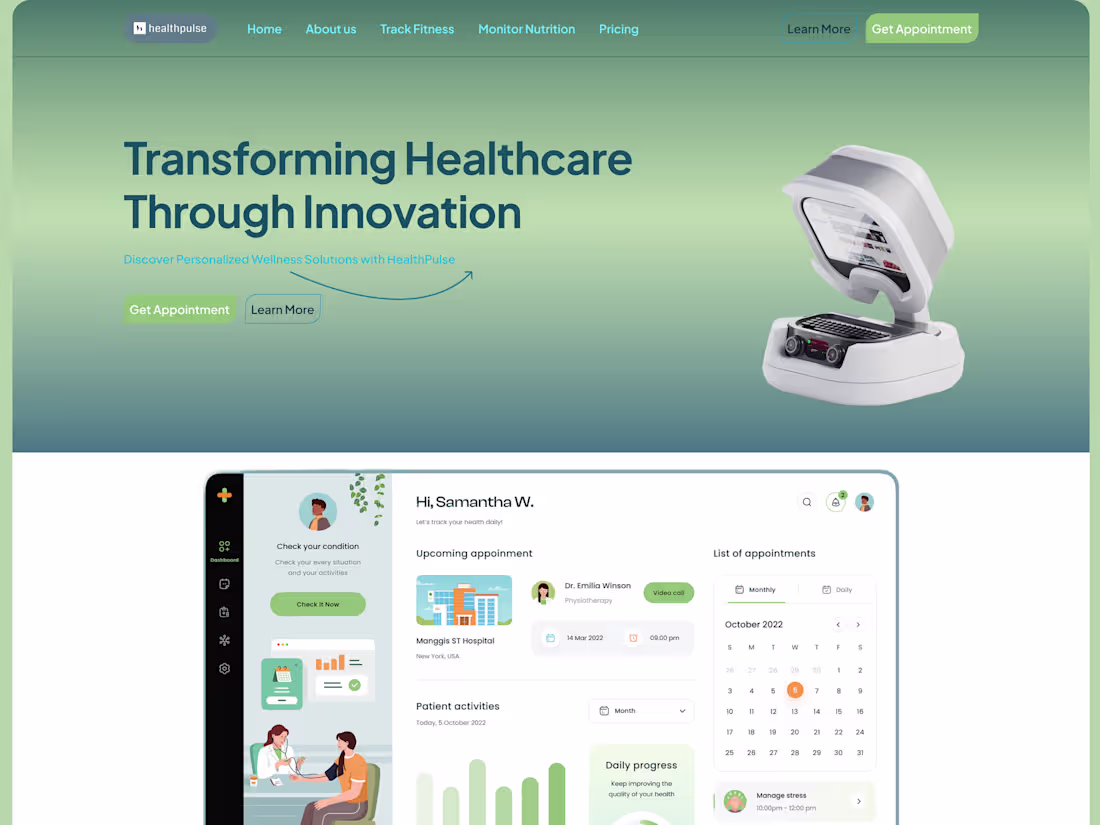 Cover image for Landing Page Developed in Framer