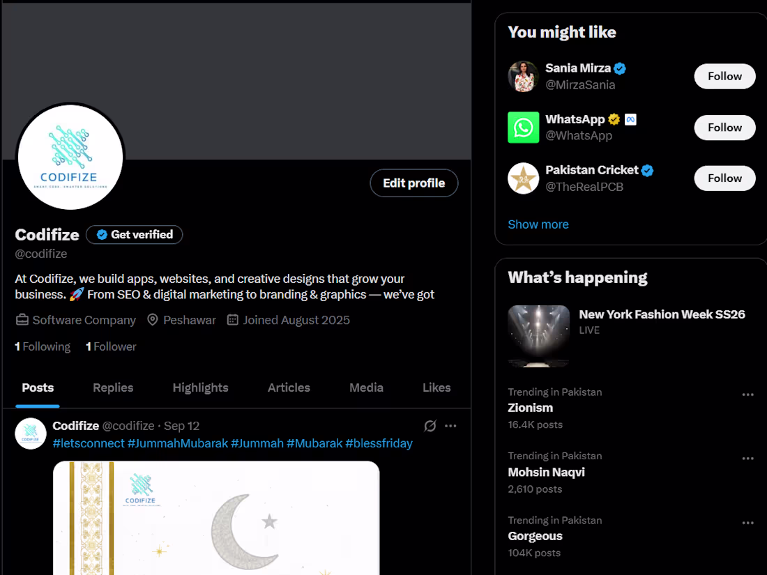 Cover image for X Page Management & Content Strategy for Condifize