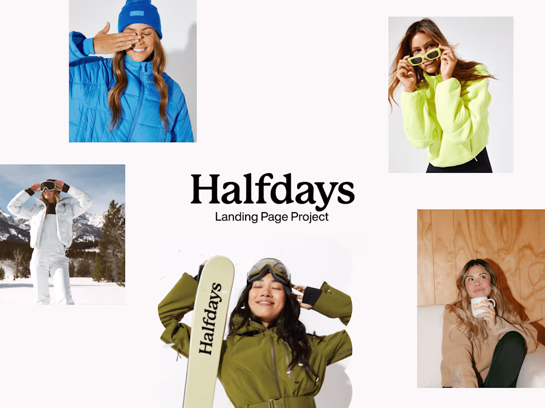 Cover image for Landing Pages | Halfdays