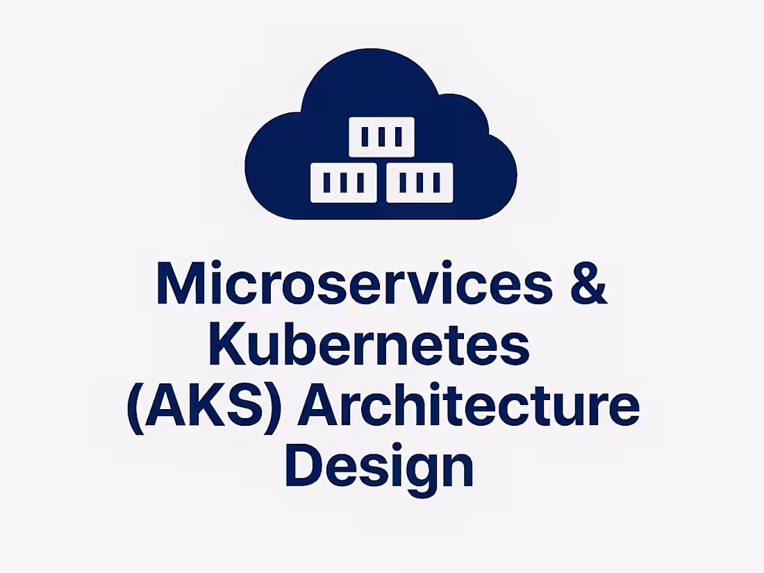 Cover image for Microservices & Kubernetes (AKS) Architecture Design