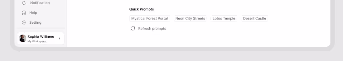 Cover image for I just completed the text-to-image AI dashboard design. It f...