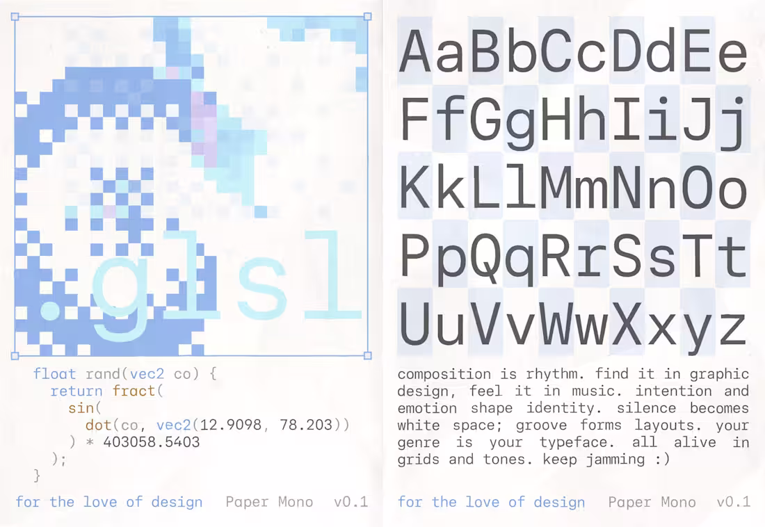 Cover image for Did you get the Paper Mono font yet? Download it here 👇 We ...