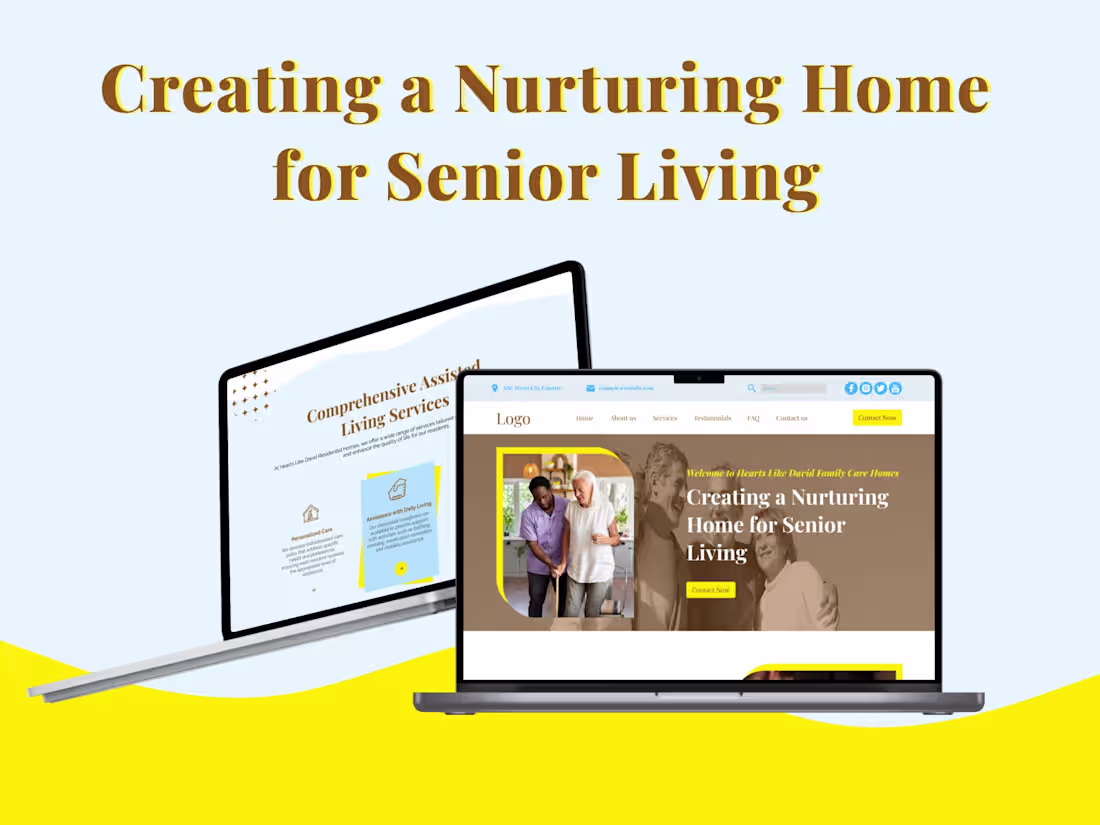 Cover image for Care Home Website – Sleek