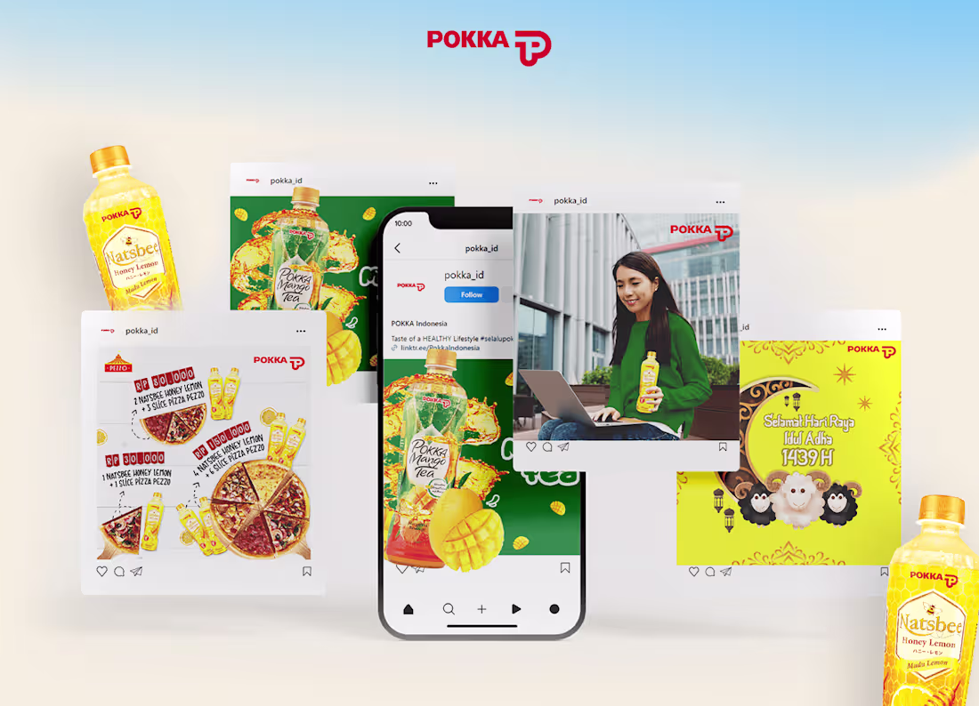 Cover image for Social Media Design | Brand: Pokka
