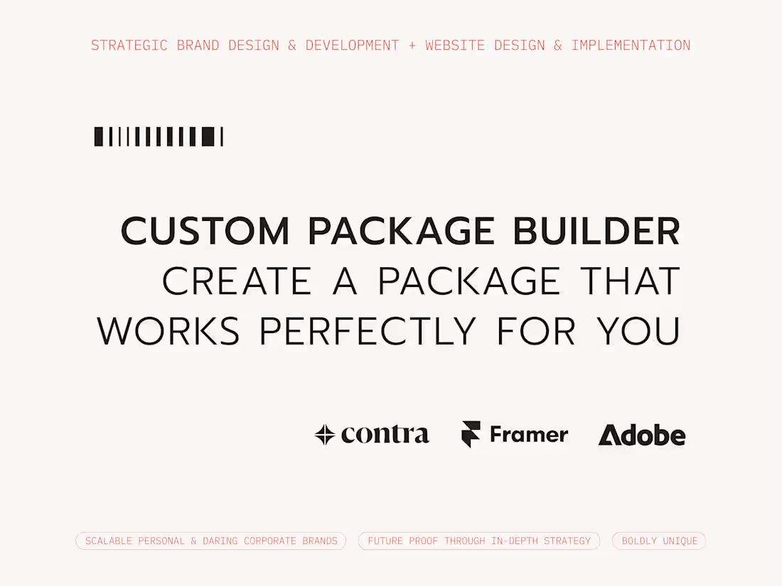 Cover image for Custom Package Builder