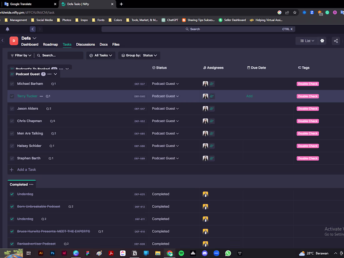 Cover image for Long-Term Virtual Assistant to an Exceptional Men's Coach