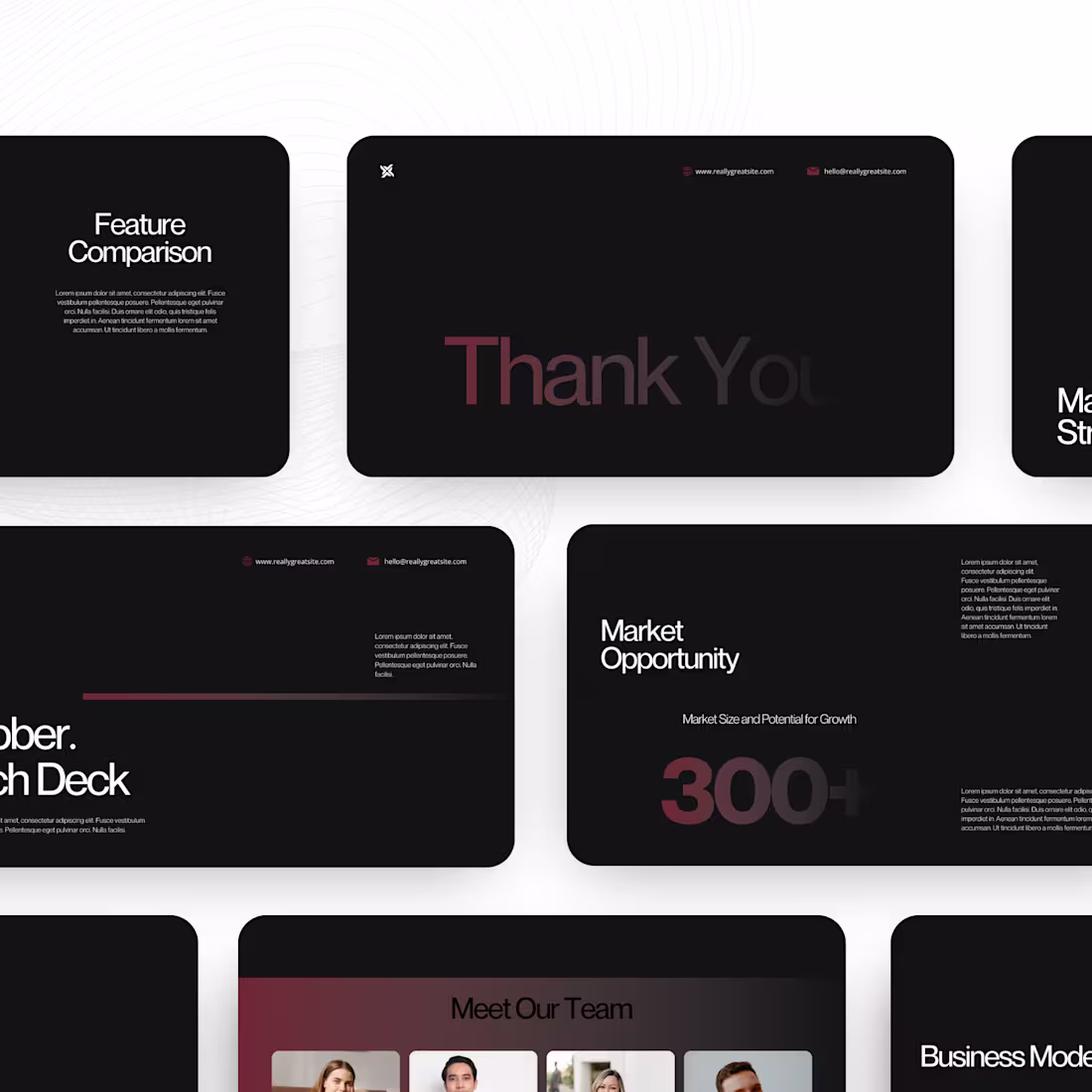 Cover image for startup pitch deck template minimalist