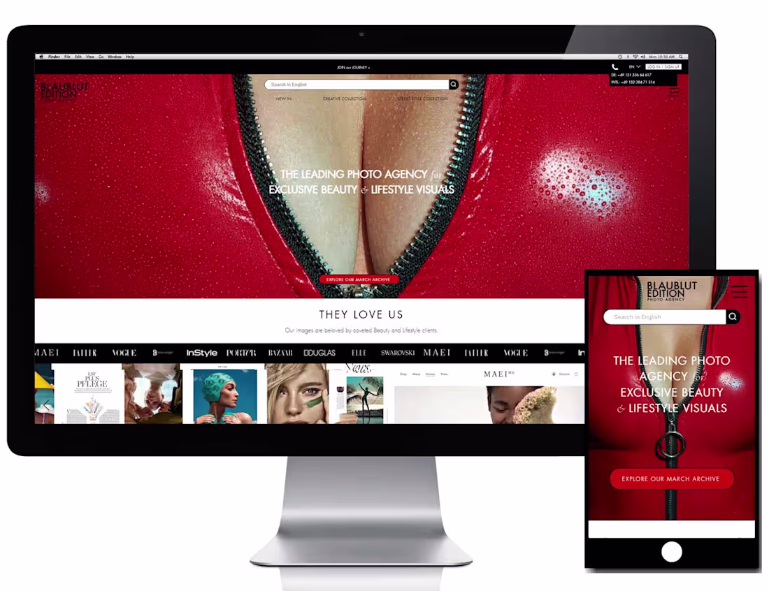 Cover image for Blaublut Edition | Photo Agency