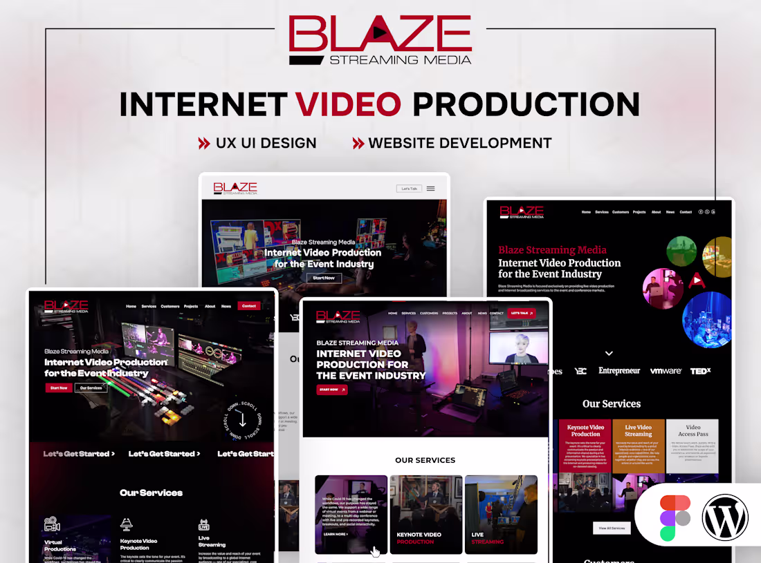 Cover image for Blaze Streaming Media Website Design & Development
