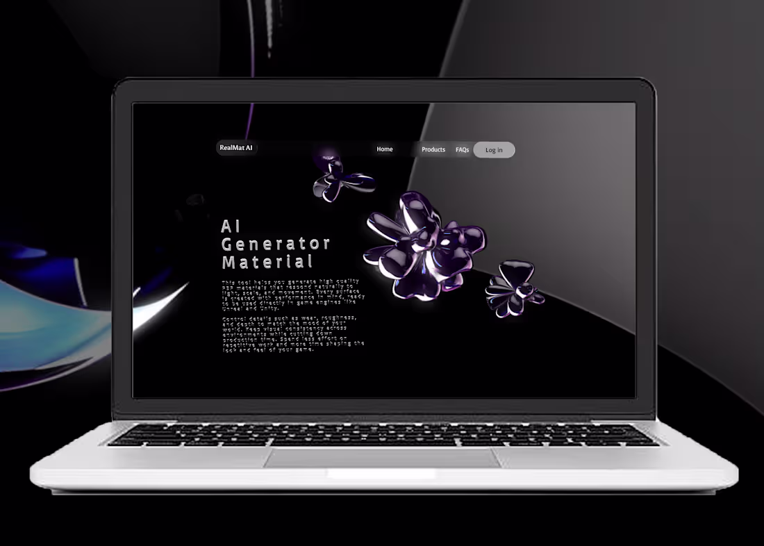 Cover image for AI Landing page 3D Animation