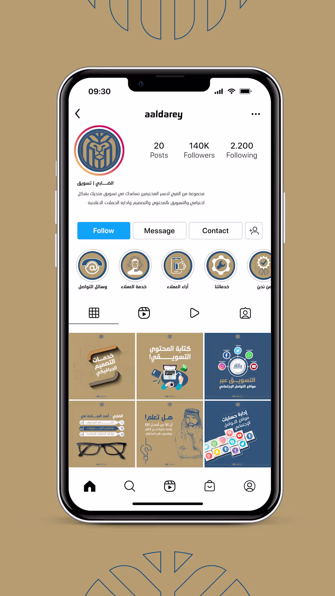 Cover image for Visual identity design

for a marketing