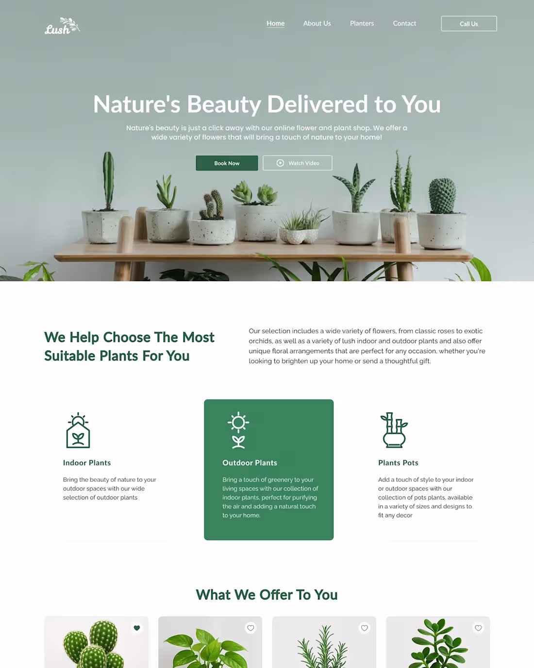 Cover image for A fresh and elegant florist design that highlights every blo...