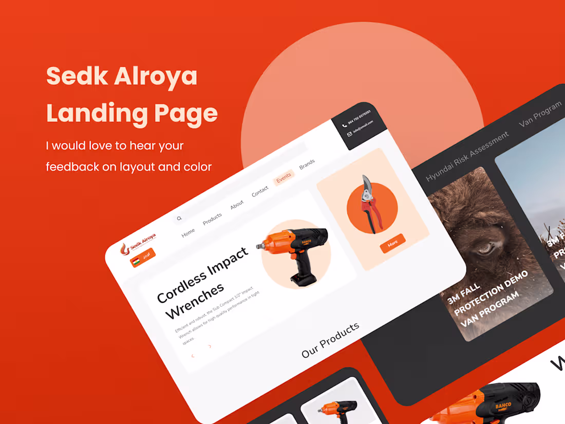 Cover image for Sedk Alroya Landing Page