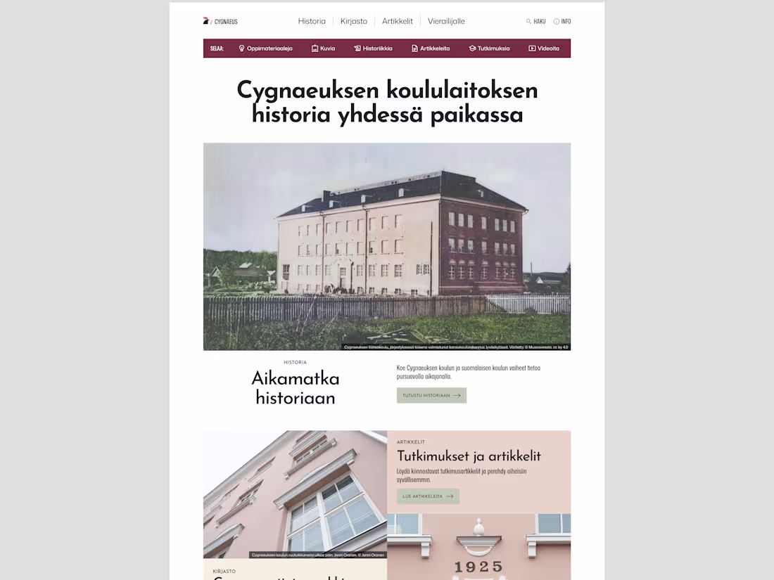 Cover image for The history of the Finnish school system in one place
