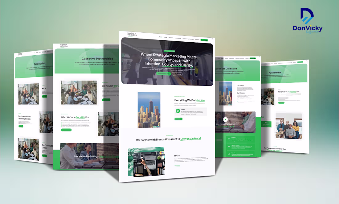 Cover image for Hustler’s Collective, a Chicago-based strategic marketing an...