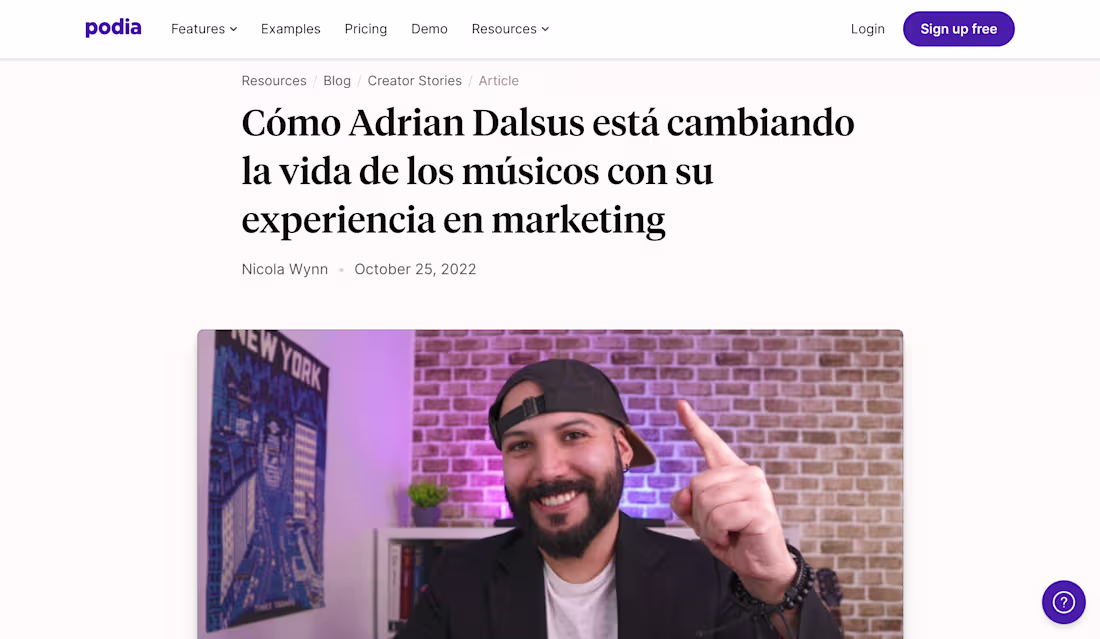 Cover image for 👨‍🏫 Blog Content Translation for Podia