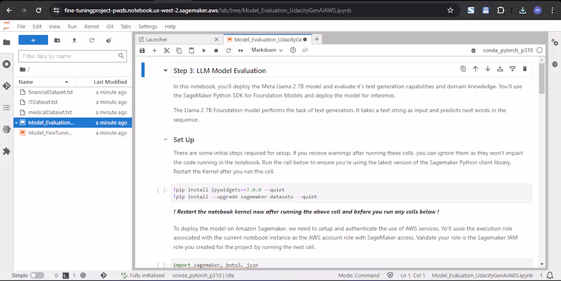 Cover image for 🤖 Generative AI & ML Pipeline — AWS SageMaker I wrestled wi...